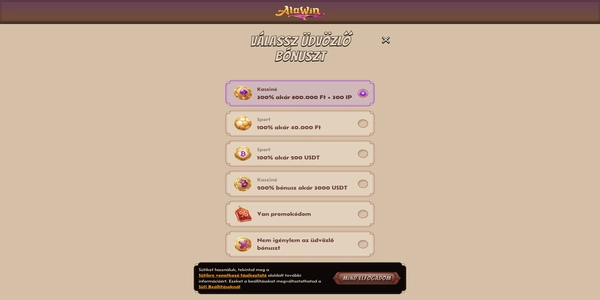 Alawin Casino registracija na mobilnem telefonu